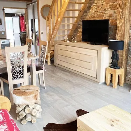 Chalé Cosy Renove Avec Vue Sur Le